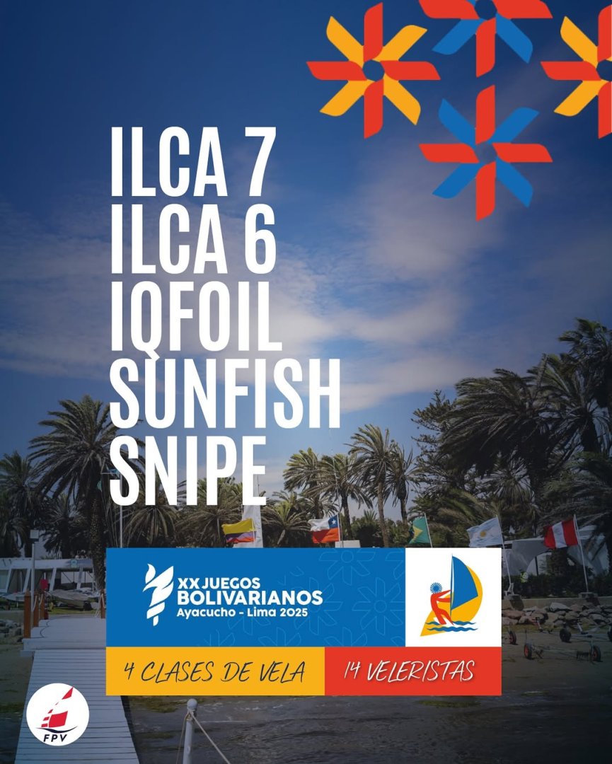 14 veleristas peruanos participarán en 5 las categorías de la disciplina.