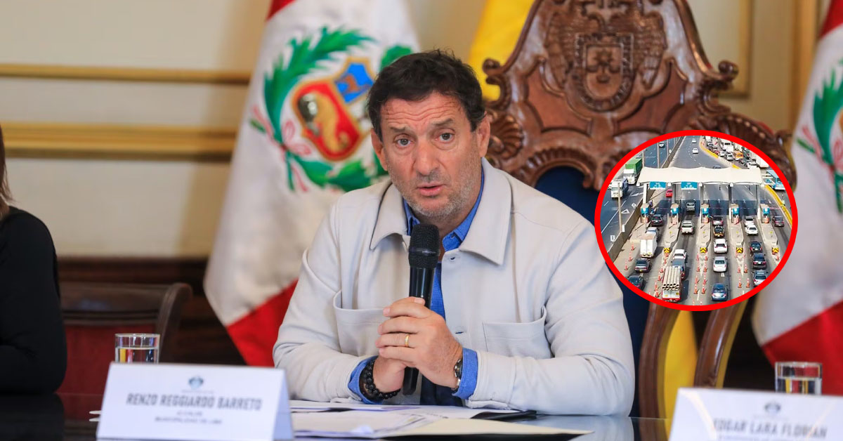 Municipalidad de Lima no cobrará peajes tras retiro de Rutas de Lima: "Ni un centavo", asegura Renzo Reggiardo