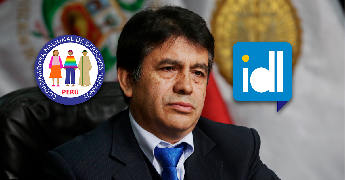 Tomás Gálvez responde a pedido de IDL y la CNDDHH para destituirlo del cargo: "Primero que destituyan a Delia"