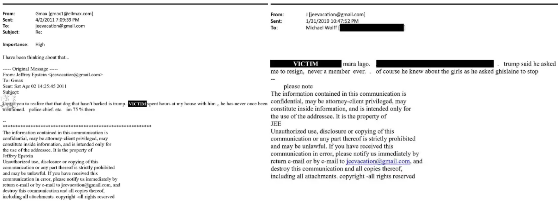 Nuevos correos electrónicos revelarían los vínculos que Trump habría tenido con el delincuente sexual Jeffrey Epstein.