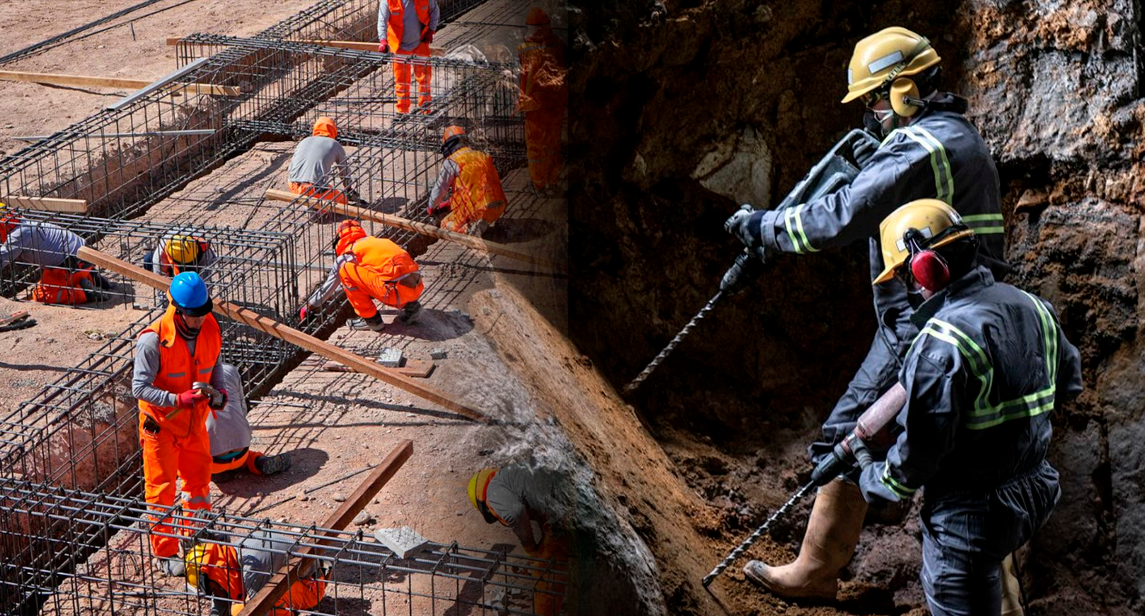 Trabajadores de construccin civil y mineros beneficiados con jubilacin anticipada.