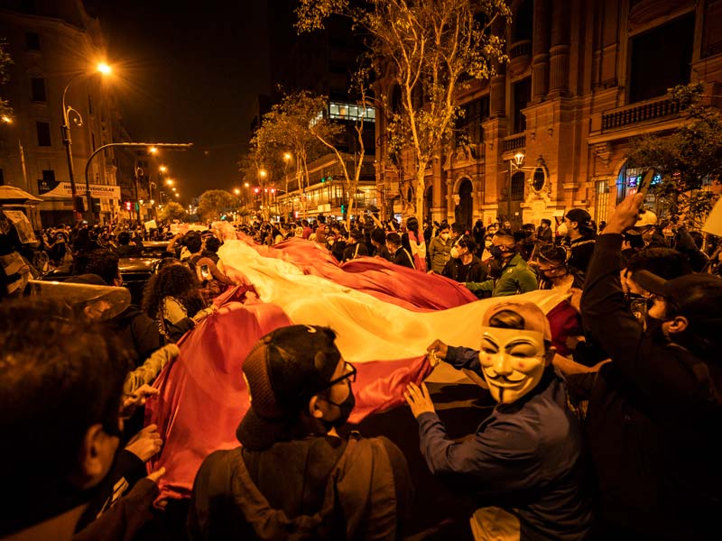Protestas masivas en 2022 y 2023 contra el gobierno de Dina Boluarte dejaron fallecidos.