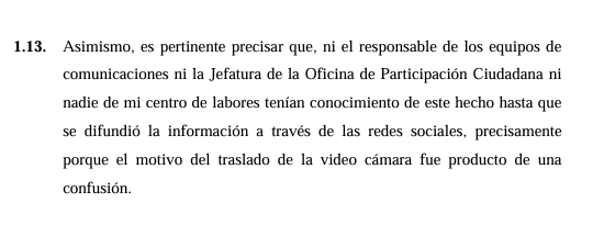 Niega que oficina donde trabajaba tena conocimiento de lo sucedido hasta que se comparti en redes.
