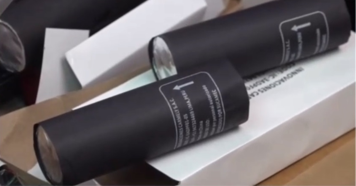 Parte de los pirotcnicos incautados.