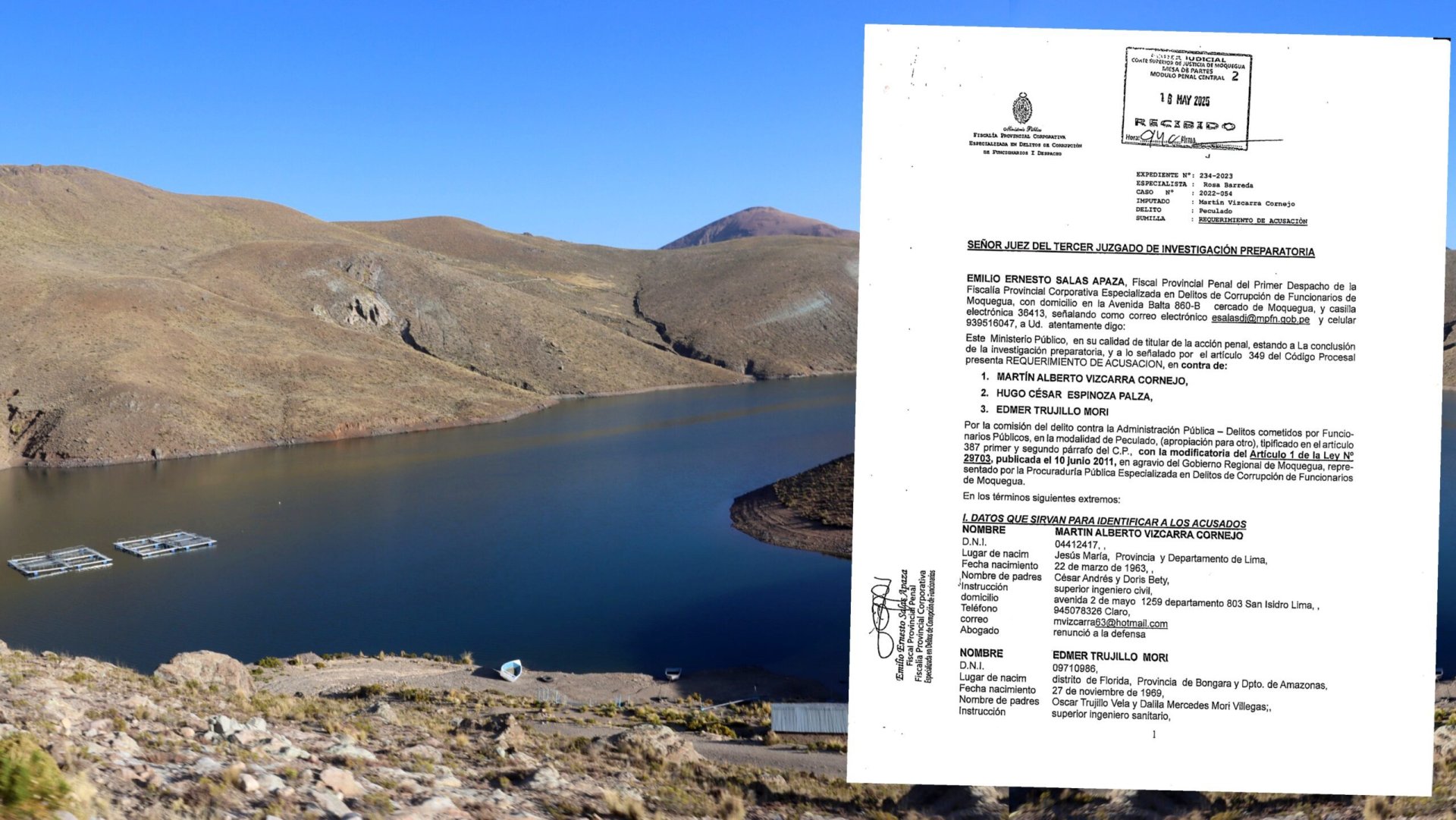 Caso Chirimayuri: Fiscala pide 9 aos de prisin para Vizcarra