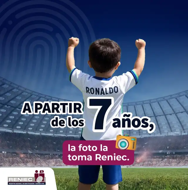Reniec informa que a partir de esta edad no es necesario presentarla