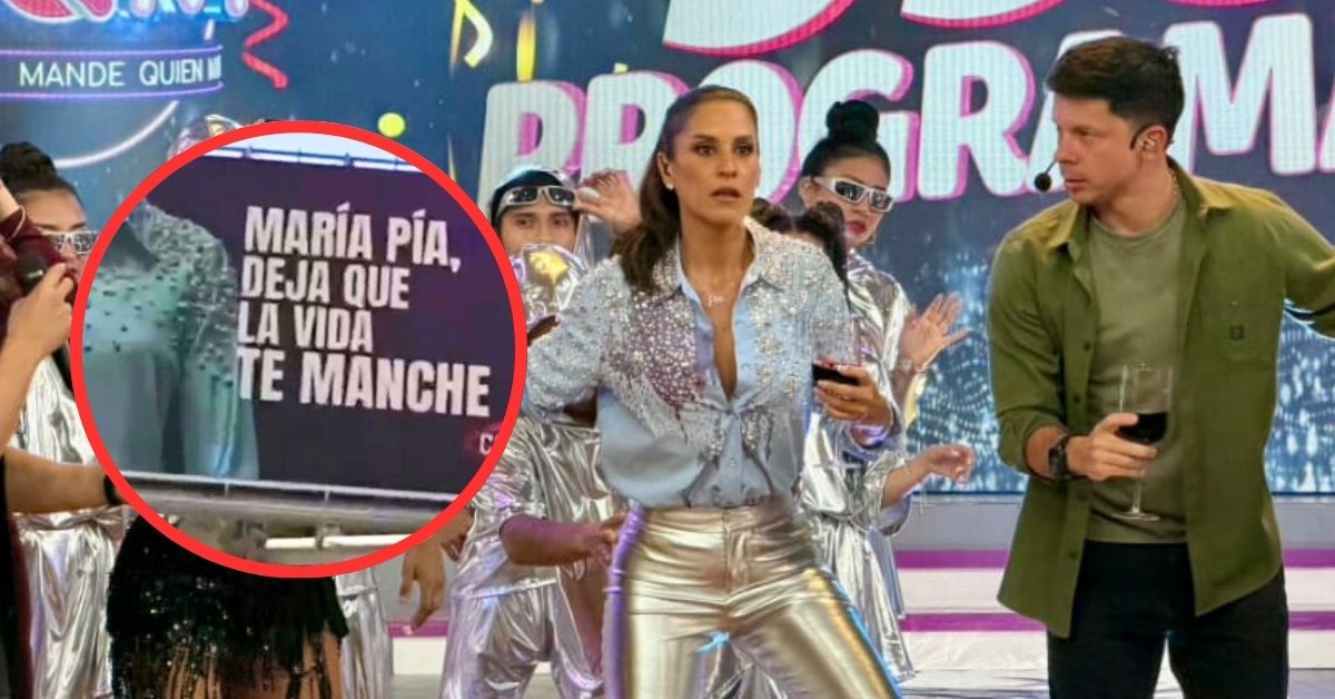 María Pía Copello sorprendida por el impacto en redes del percance con su outfit para el concierto de Shakira