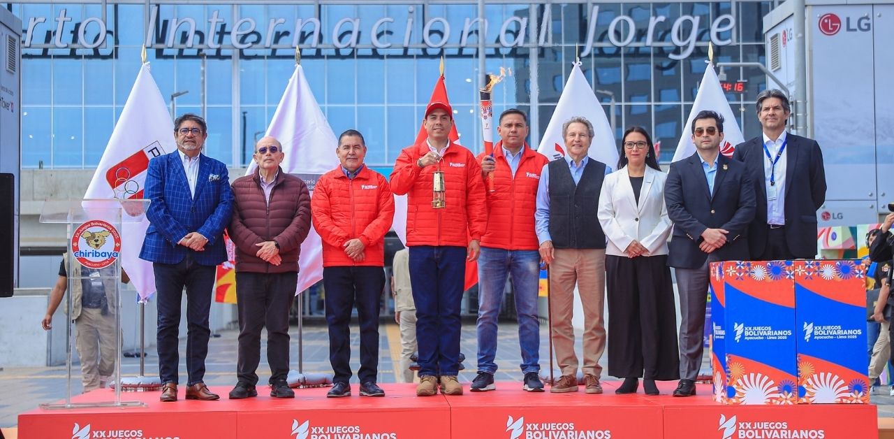XX Juegos Deportivos Bolivarianos Ayacucho: Llama bolivariana llegó al Perú para iniciar su recorrido previo a la ceremonia de inauguración