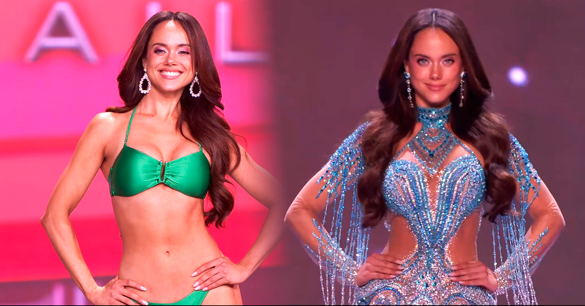 Miss Universo 2025: Karla Bacigalupo brilla en la competencia preliminar en traje de baño y de gala