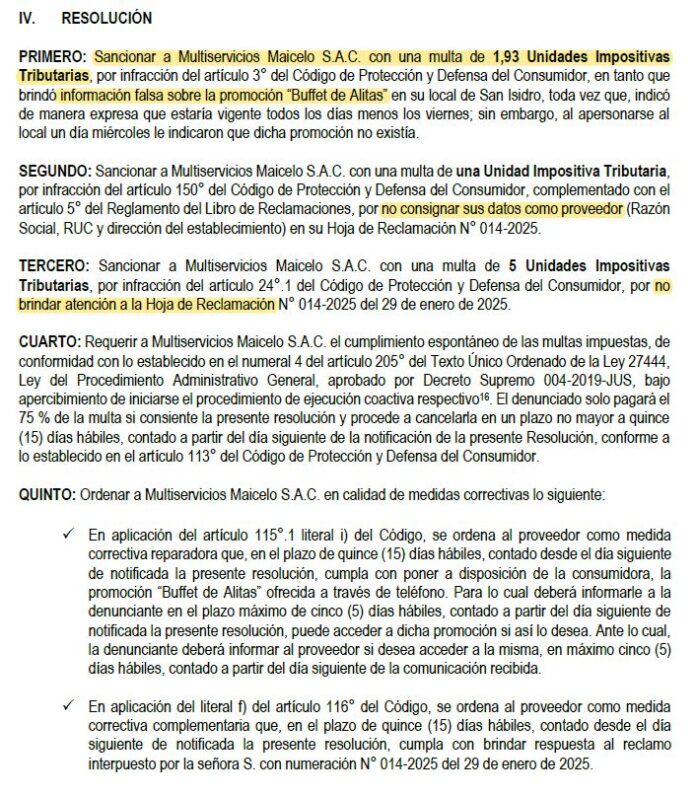 Resolucin Final del Indecopi