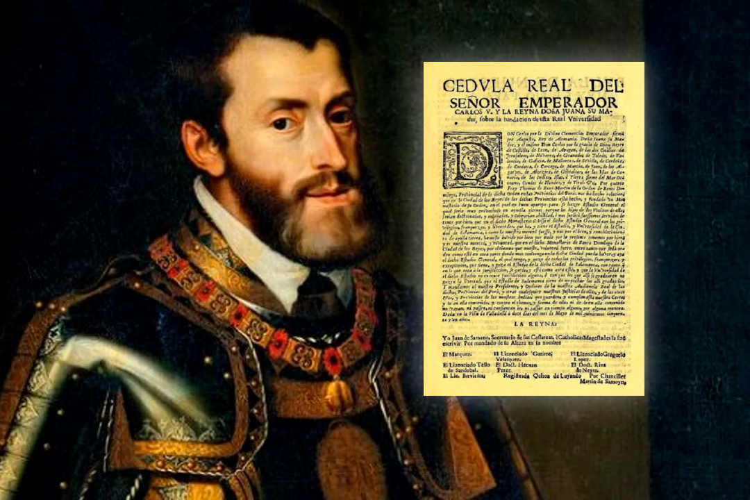 La Cdula Real de Carlos V oficializaba el nombre del Virreinato del Per.