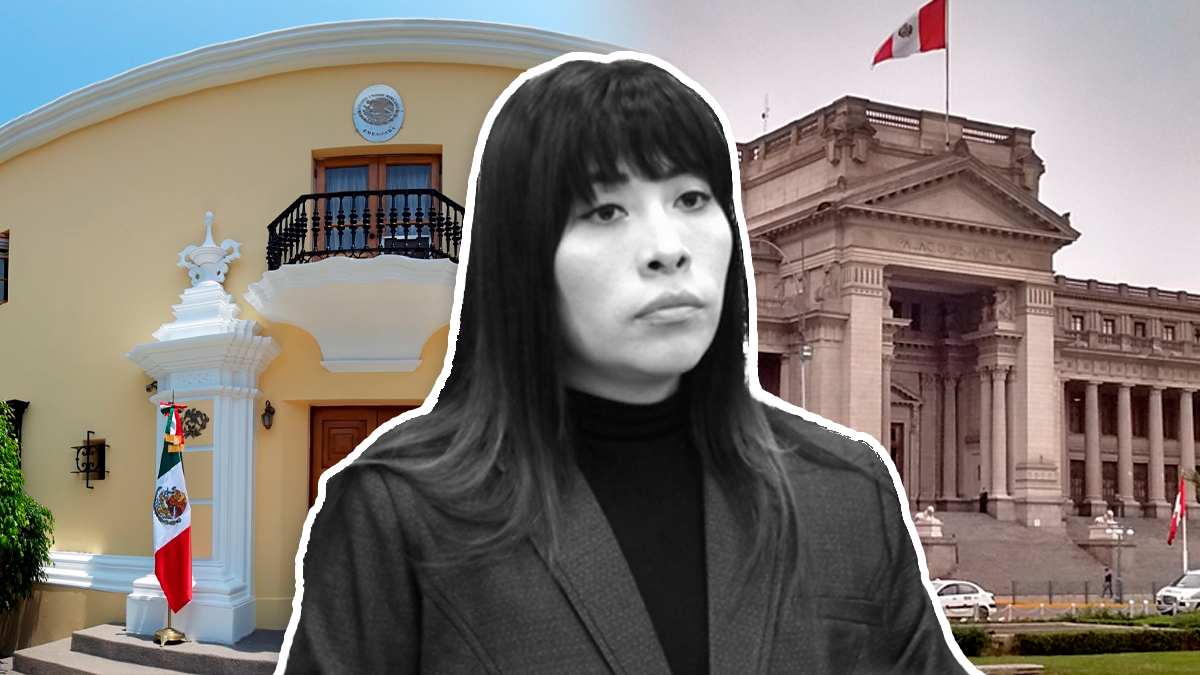 Betssy Chávez reaparece desde la embajada de México para impulsar campaña de su madre al Senado