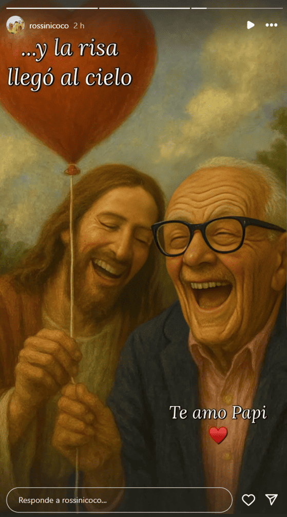 El ltimo mensaje del hijo de Guillermo Rossini