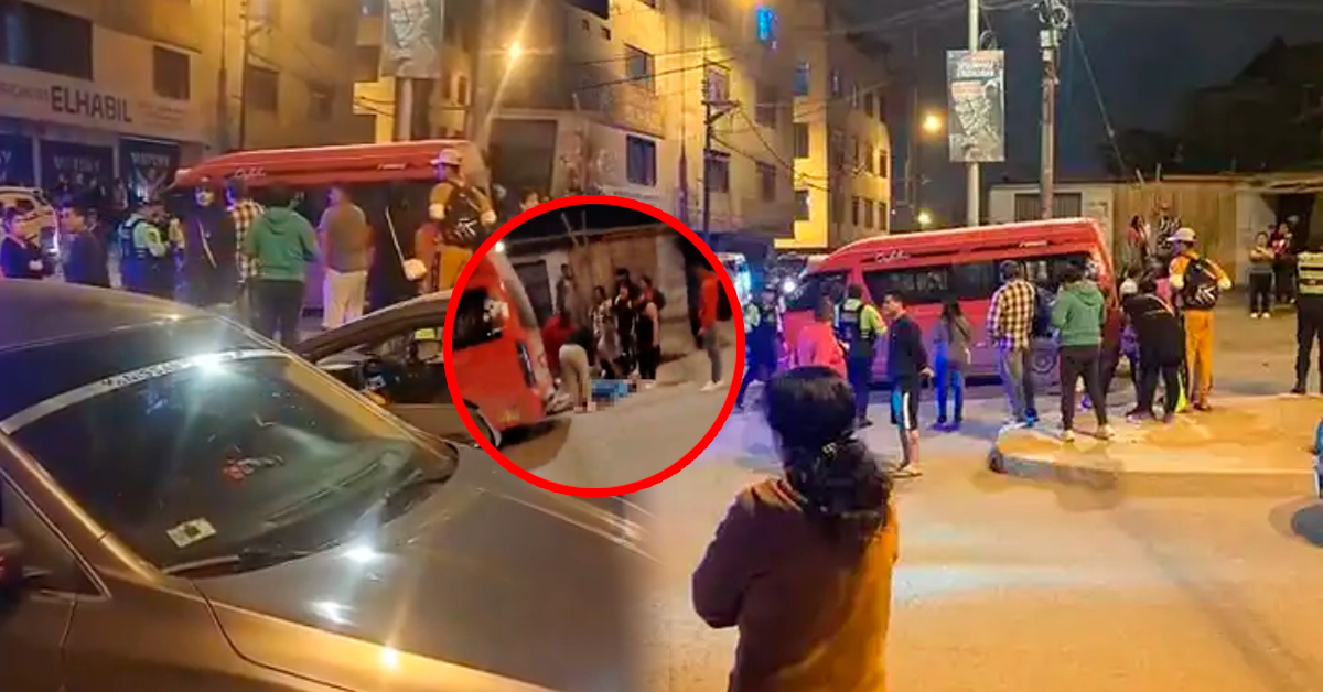 Delincuentes disparan contra combi en SJM: dos pasajeros en estado crtico