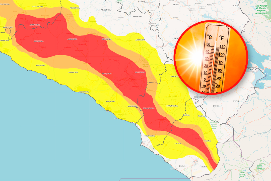 Hasta 4 regiones se verán golpeadas por el calor este 26 de noviembre.