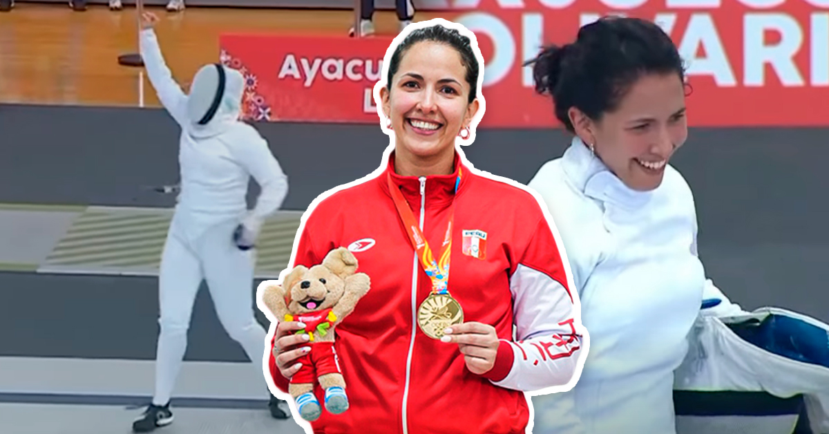 ¡Orgullo peruano! María Luisa Doig obtiene el oro en esgrima en Juegos Bolivarianos Ayacucho-Lima 2025
