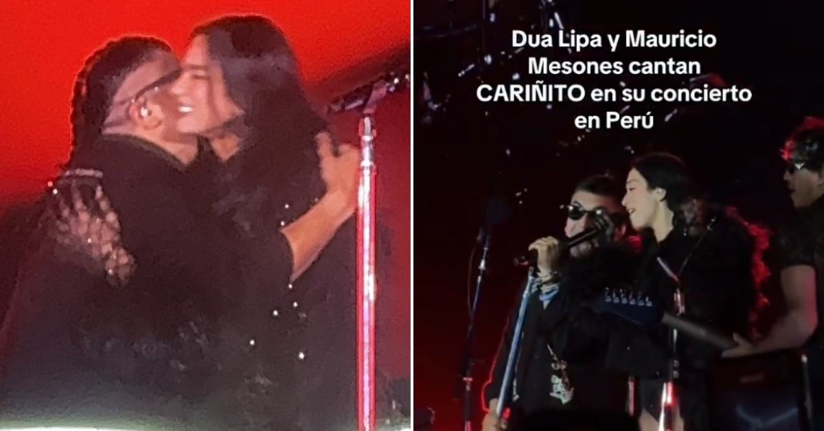 Dua Lipa enloquece a Lima cantando "Cariñito" con Mauricio Mesones en el Estadio San Marcos