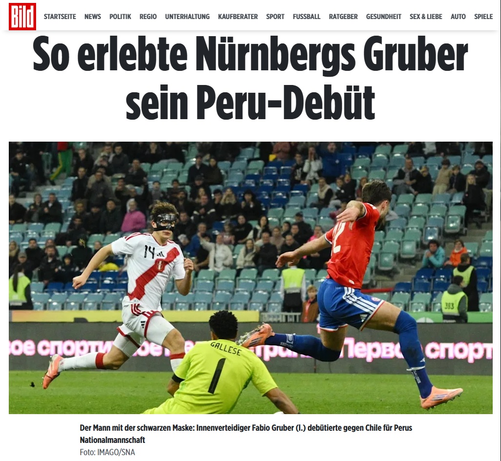 Nota de Bild a Fabio Gruber.