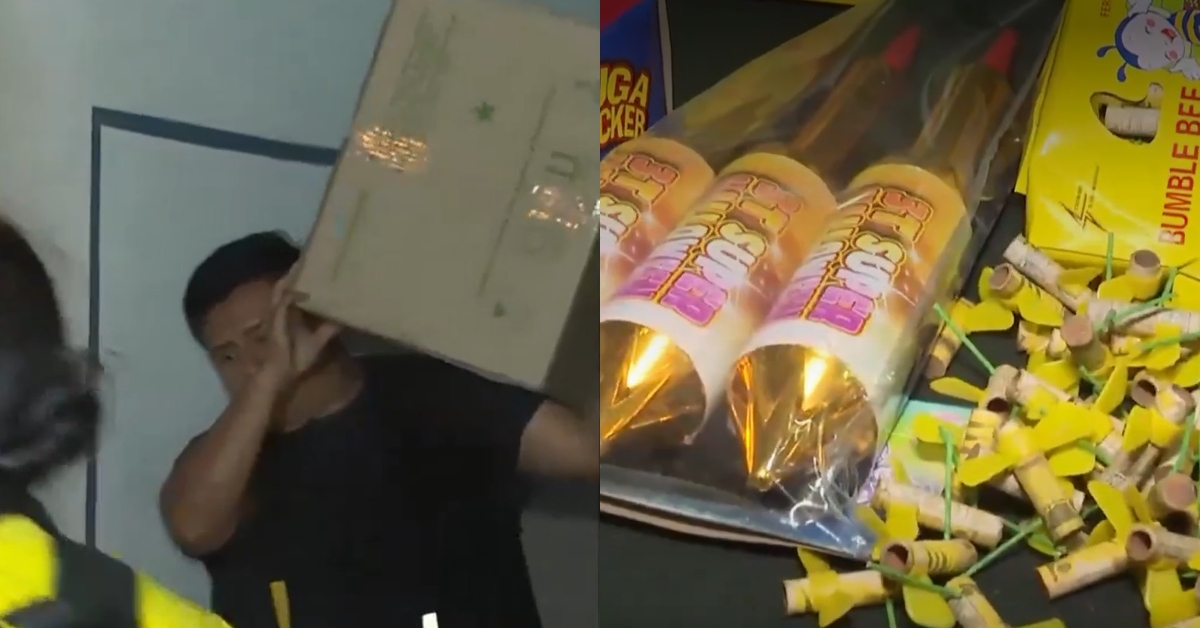 Pirotcnicos incautados en vivienda de Comas.