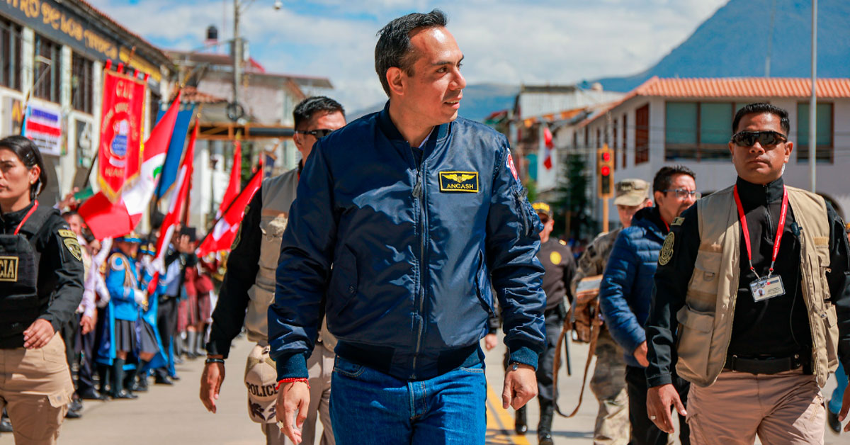 José Jerí durante su visita a Áncash: "Se debe dejar un gobierno mucho mejor del que se encontró"