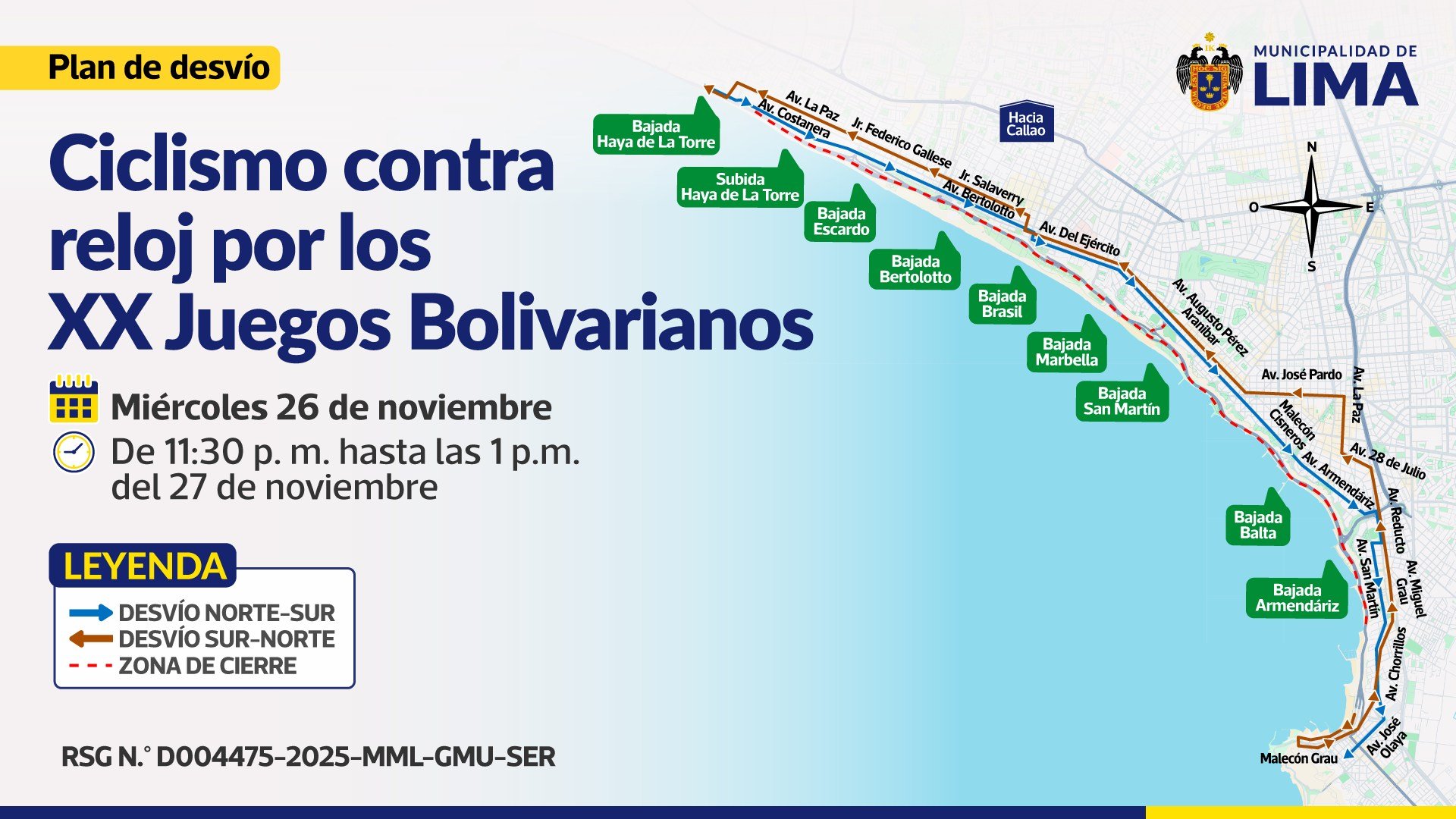 Plan de desvo vehicular