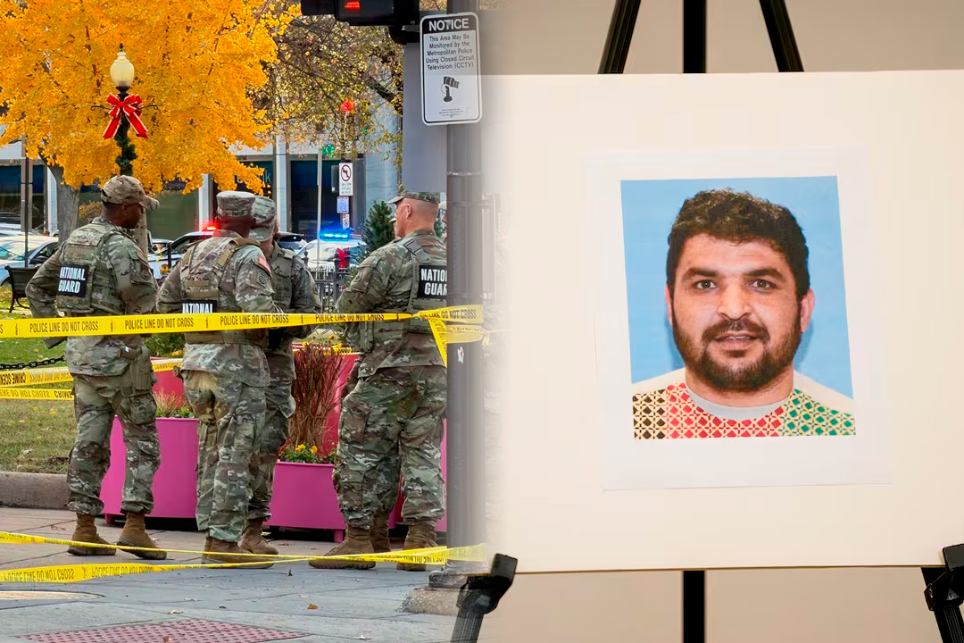 Rahmanullah Lakanwal, hombre identificado como posible responsable del ataque a miembros de la Guardia Nacional.