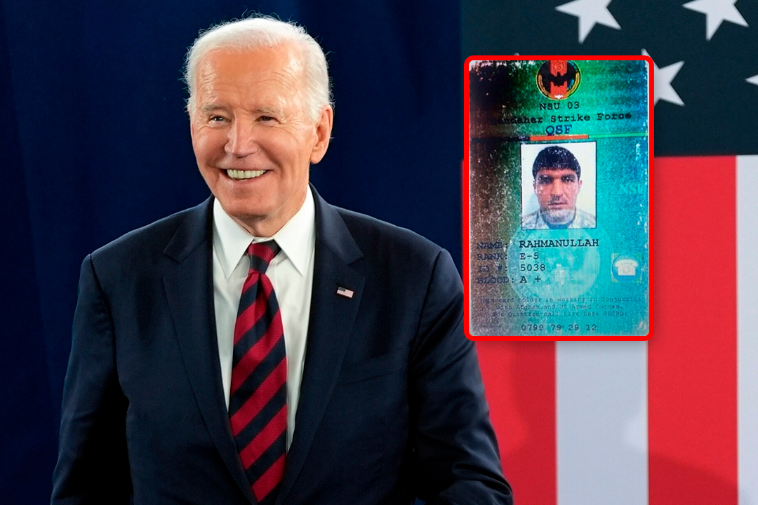 Ciudadano afgano ingres a territorio estadounidense a travs de programa de Biden.