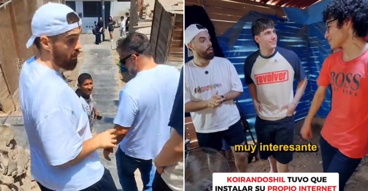 Ibai Llanos llega a casa del streamer peruano Koirandoshil en Ventanilla y queda impresionado: "Subí 500 escaleras"
