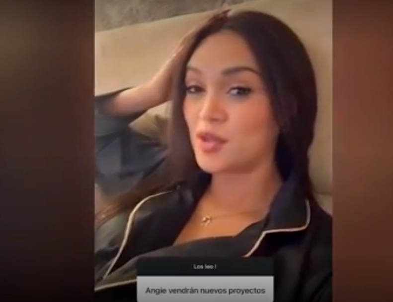 Angie Arizaga en Instagram.