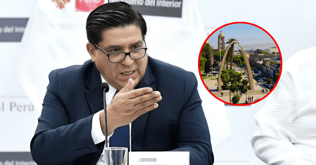 Estado de emergencia en Tacna incluirá a las Fuerzas Armadas señala ministro del Interior: "Nuestras fronteras se respetan"