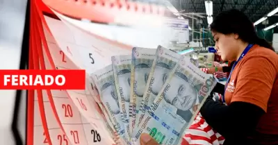 Trabajadores que podrán cobrar triple pago feriado 1 de noviembre.
