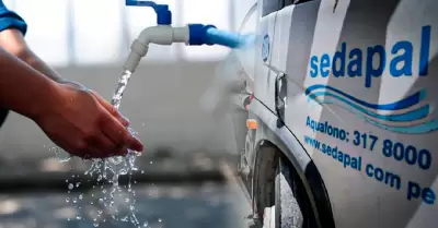 Corte de agua, según Sedapal.