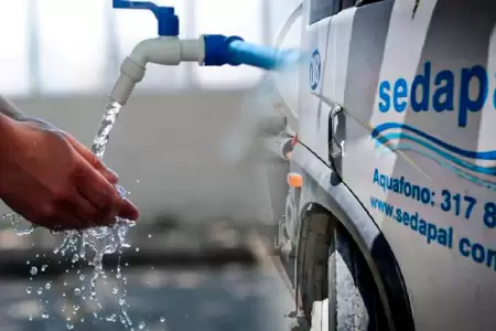 Corte de agua, segn Sedapal.