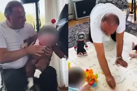 Mauricio Diez Canseco se mostr feliz tras celebrar Halloween con sus mellizos.