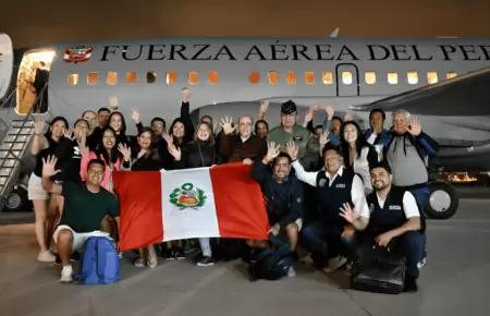 Peruanos varados en Jamaica por el huracn Melissa retornaron al pas