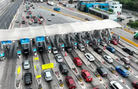 Peajes de VES y Punta Negra vuelvan a operar desde este domingo.
