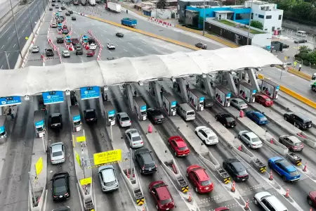 Peajes de VES y Punta Negra vuelvan a operar desde este domingo.