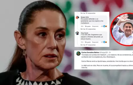 Reclamos en contra de Claudia Sheinbaum.