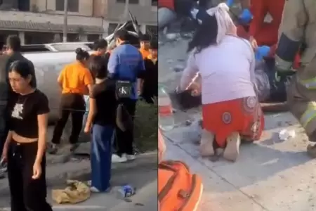 Trgico accidente vehicular en Villa Mara del Triunfo.