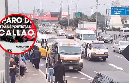 Convocan paro de transportistas en el Callao.