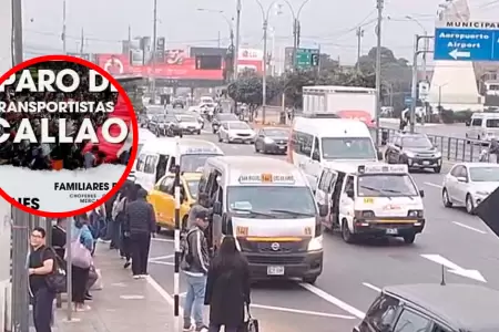 Convocan paro de transportistas en el Callao.