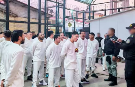 Peligrosos delincuentes fueron enviados al penal de Challapalca.