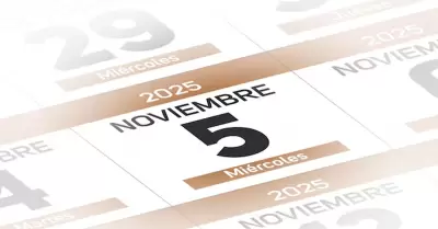 Feriado no laborable el 5 de noviembre.