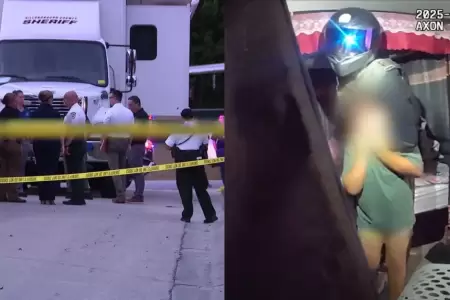 Hombre abatido tras retener a menor con arma.