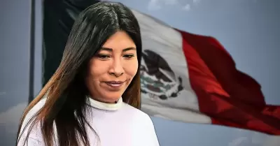 Betssy Chvez, protegida por el gobierno de Mxico.