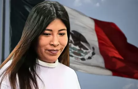 Betssy Chvez, protegida por el gobierno de Mxico.