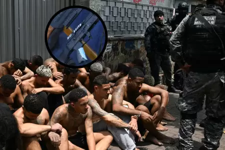 Fusil peruano hallado en arsenal del Comando Vermelho tras megaoperativo en Ro