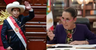 Pedro Castillo es respaldado por Claudia Sheinbaum.