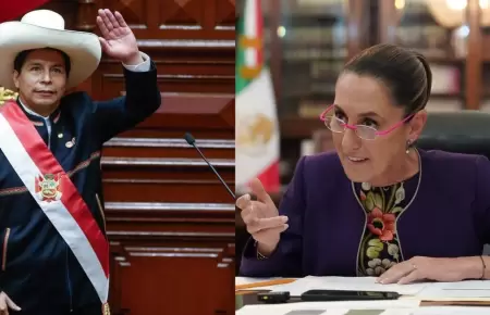 Pedro Castillo es respaldado por Claudia Sheinbaum.