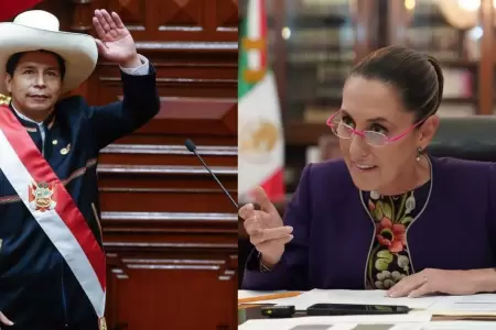 Pedro Castillo es respaldado por Claudia Sheinbaum.